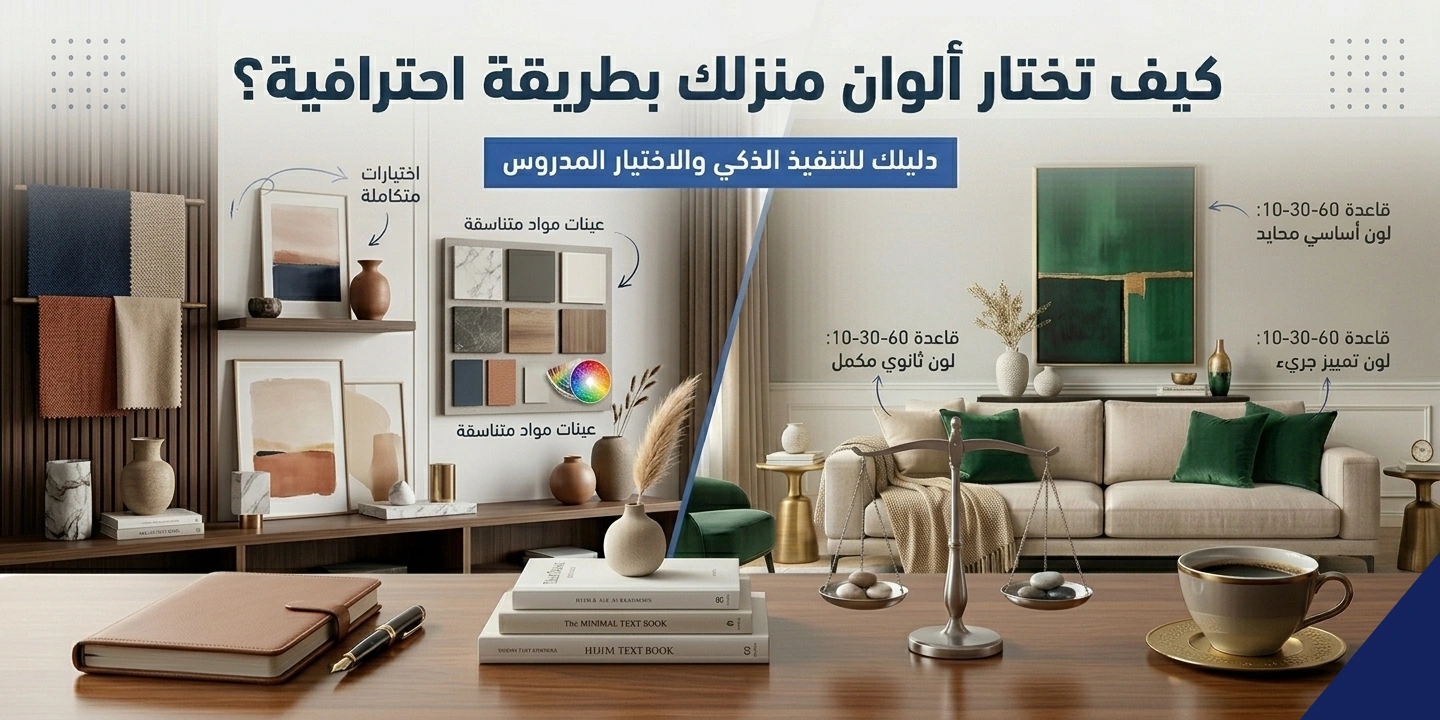 كيف تختار ألوان منزلك بطريقة احترافية؟
