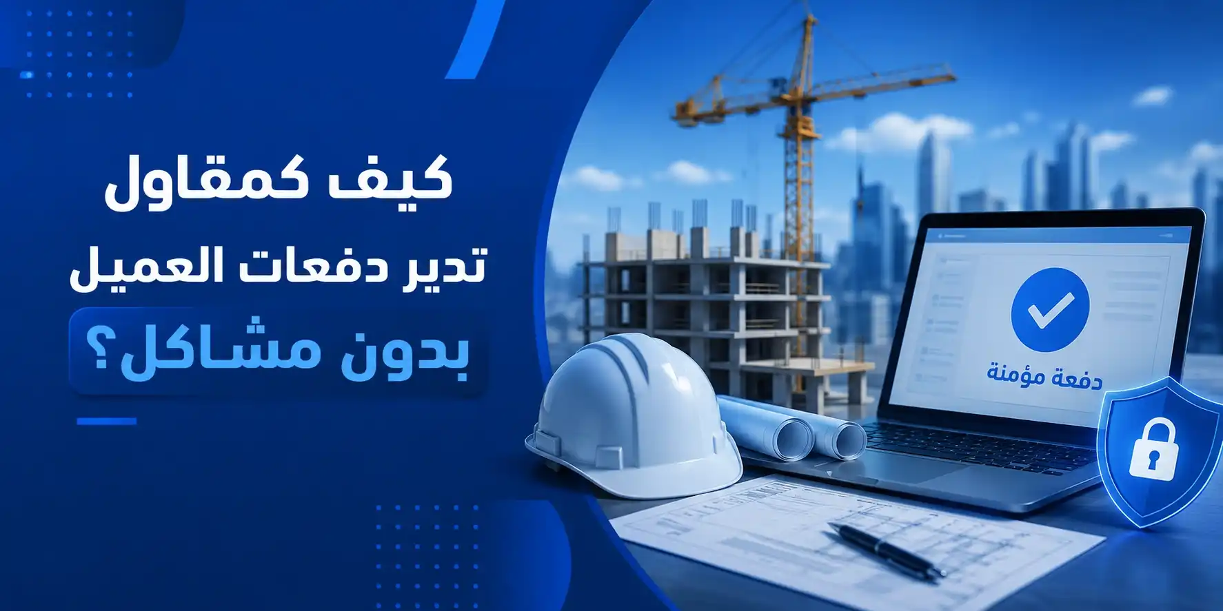 كيف كمقاول تدير دفعات العميل بدون مشاكل؟