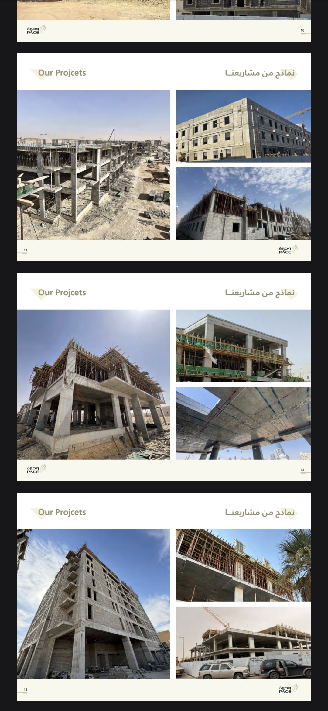 وتيرة البناء