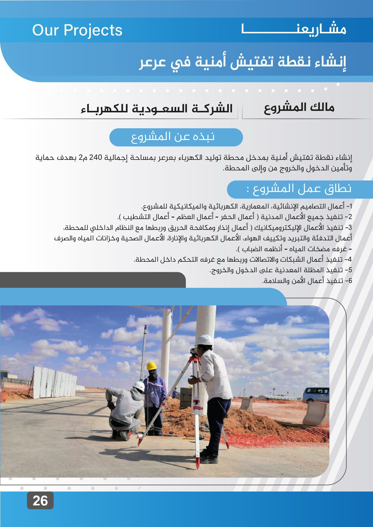 شركة سور اليمامه للمقاولات شركة شخص واحد