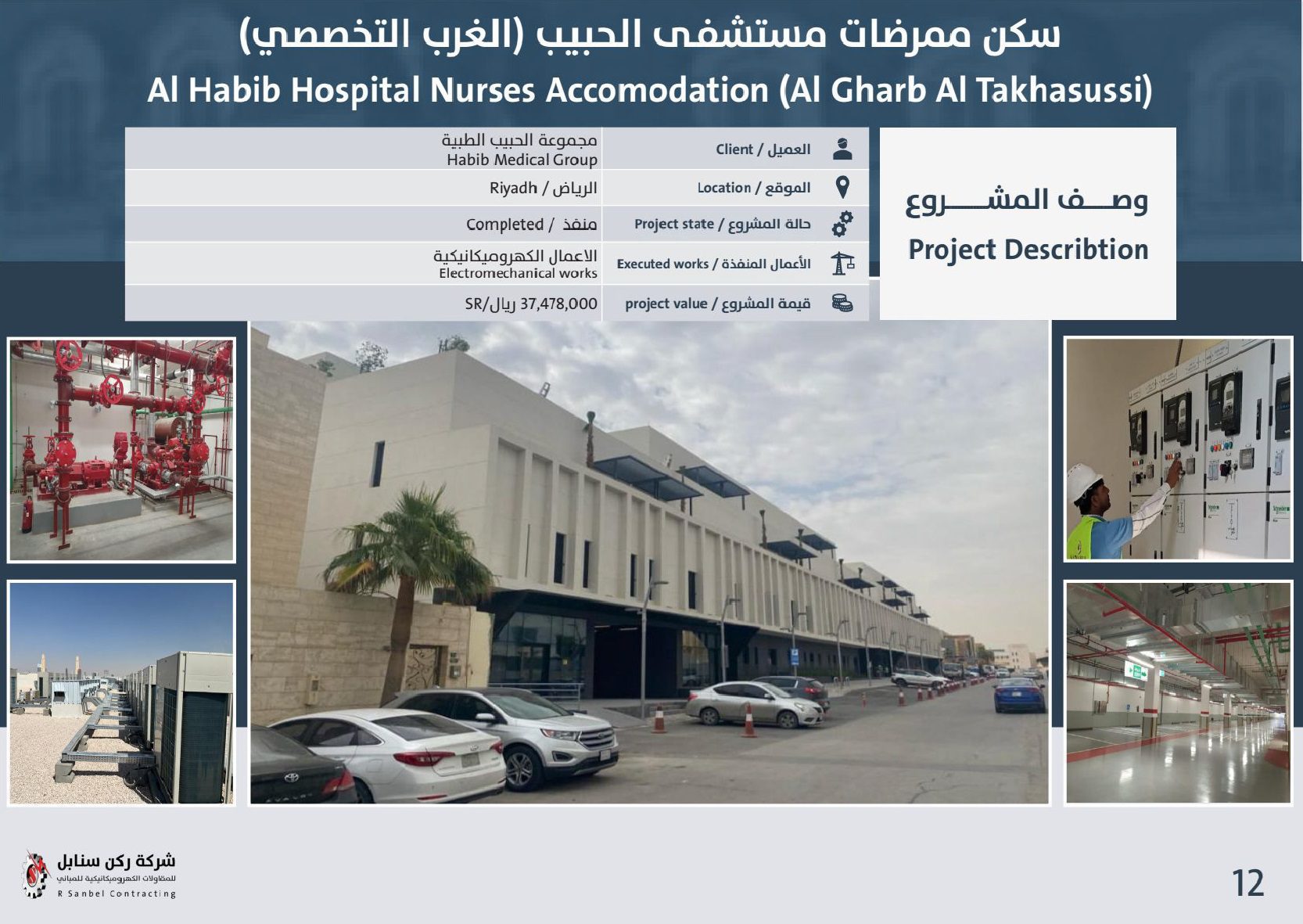 شركه ركن سنابل للمقاولات الكهروميكانيكيه للمباني