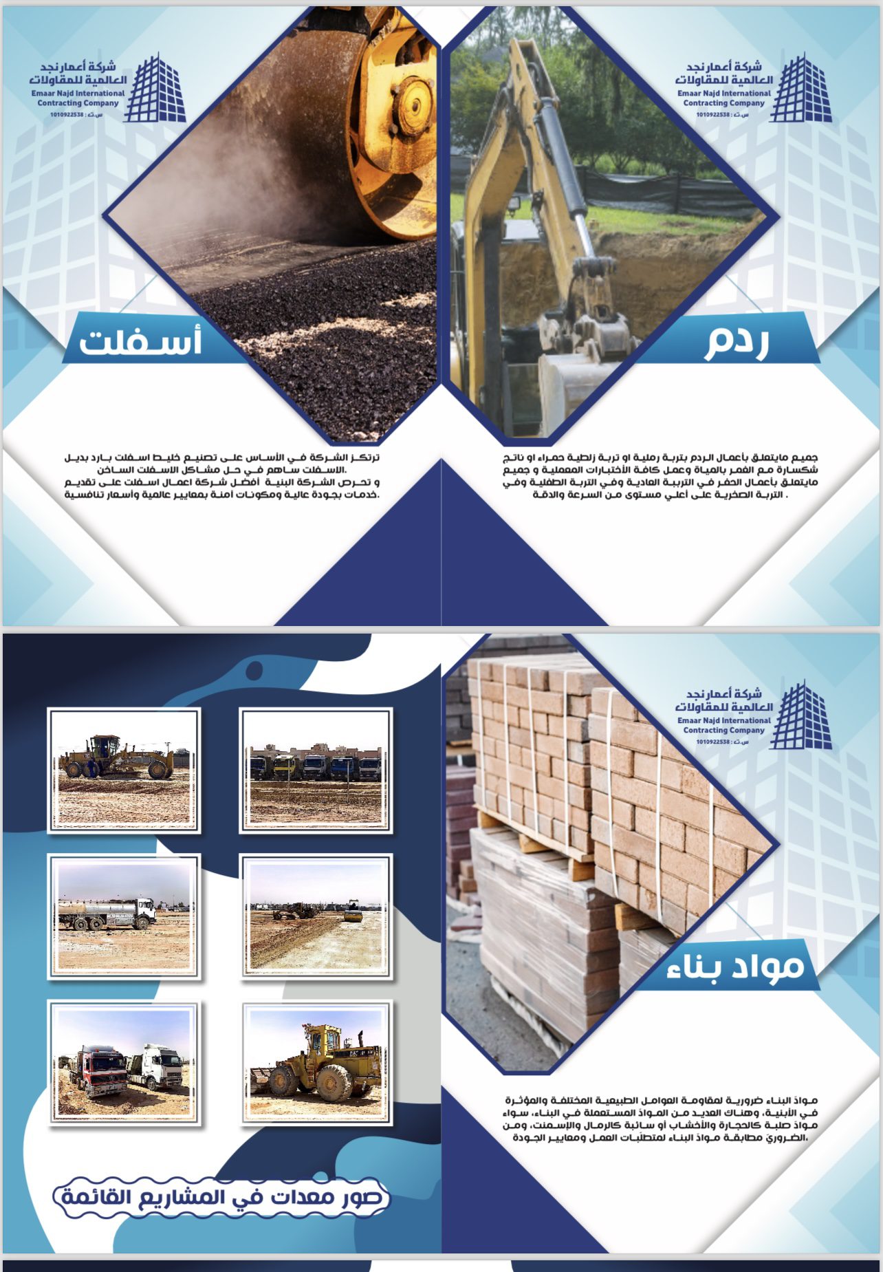 شركة اعمار نجد العالمية للمقاولات شخص واحد