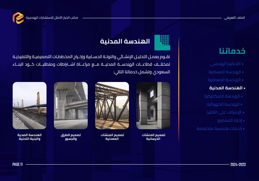 شركة الخيار الأمثل للاستشارات الهندسة